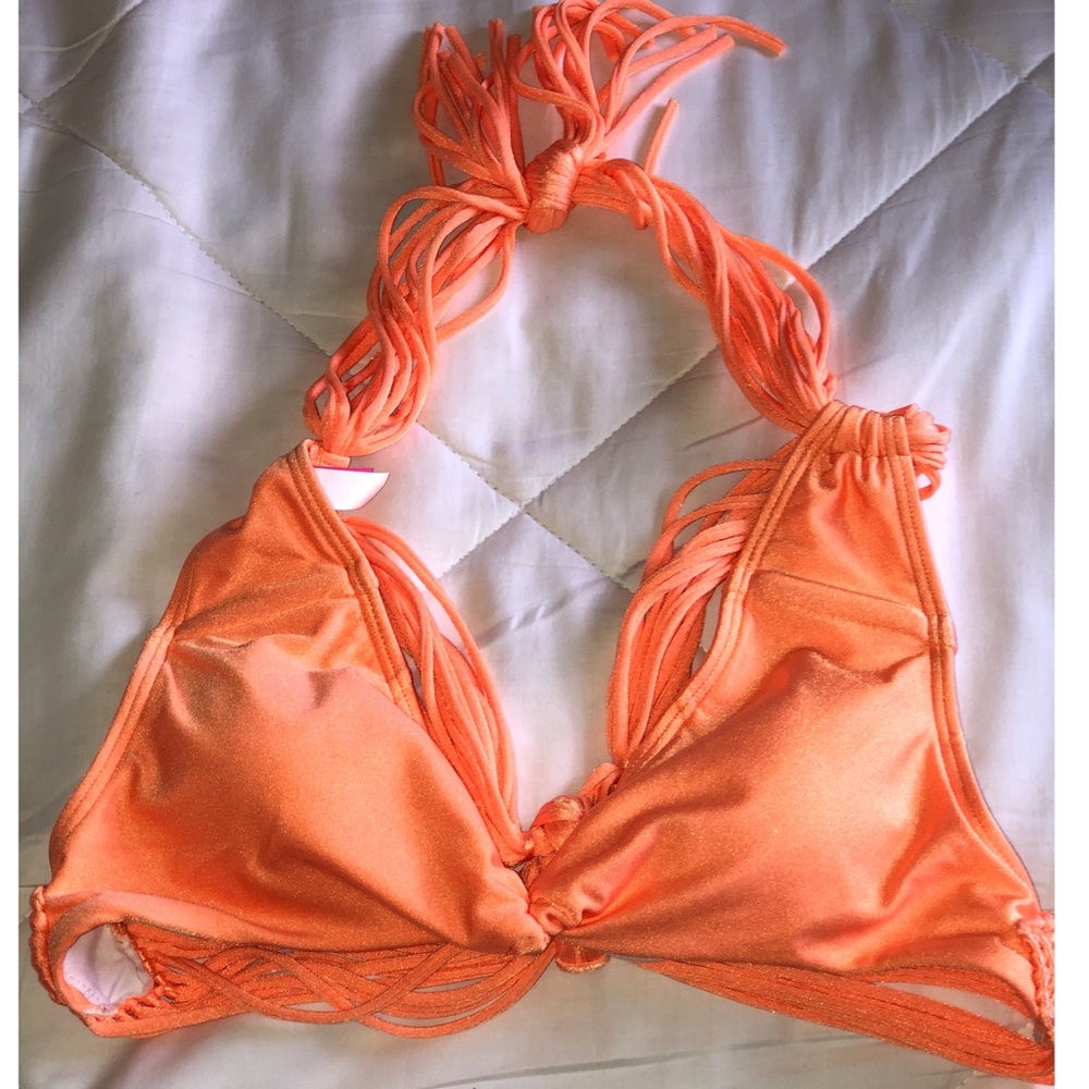 VICTORIAS SECRET - HALTER BIKINI TOP - SMALL